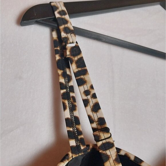 NWT Torrid Underwire Twist Front Cheetah Tankini Top Sz M/L 00/D/DD - Picture 9 of 13